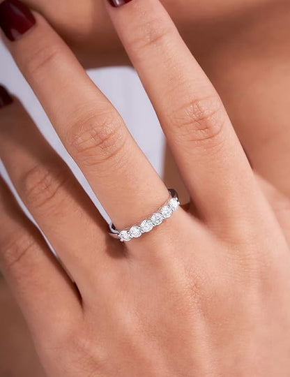Moissanite Eternity Ring for Women