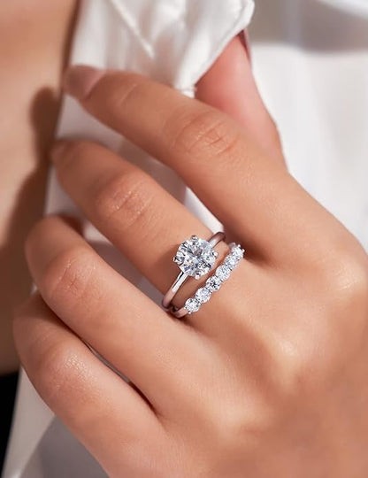Moissanite Eternity Ring for Women