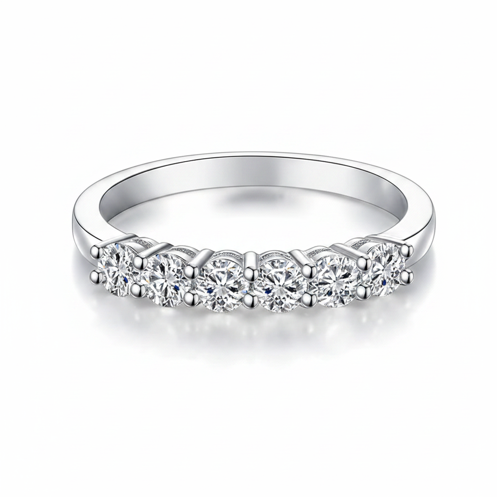 Moissanite Eternity Ring - Image 1 Regenerated