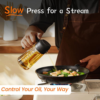 Preptro Oil Sprayer & Dispenser for Cooking Oil