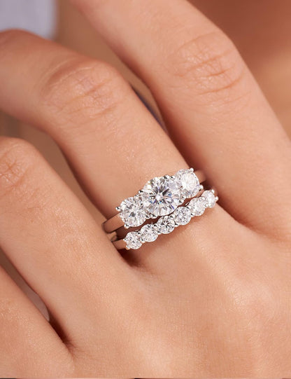 Moissanite Eternity Ring for Women