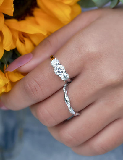 Moissanite Eternity Ring for Women